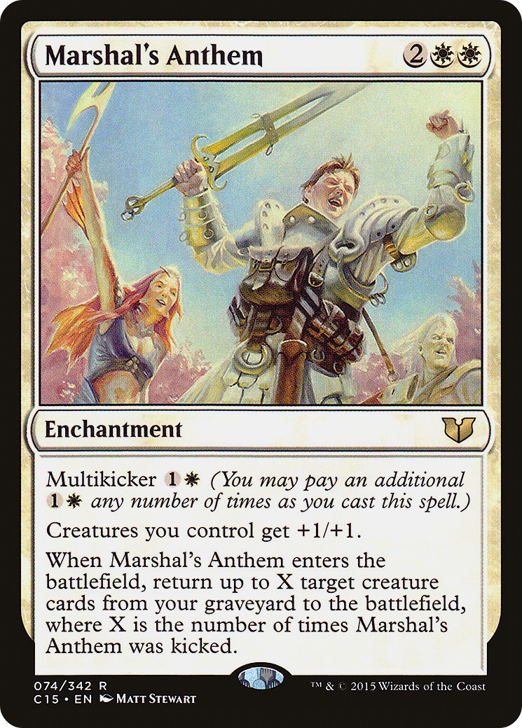 {R} Marshal's Anthem [Commander 2015][C15 074]