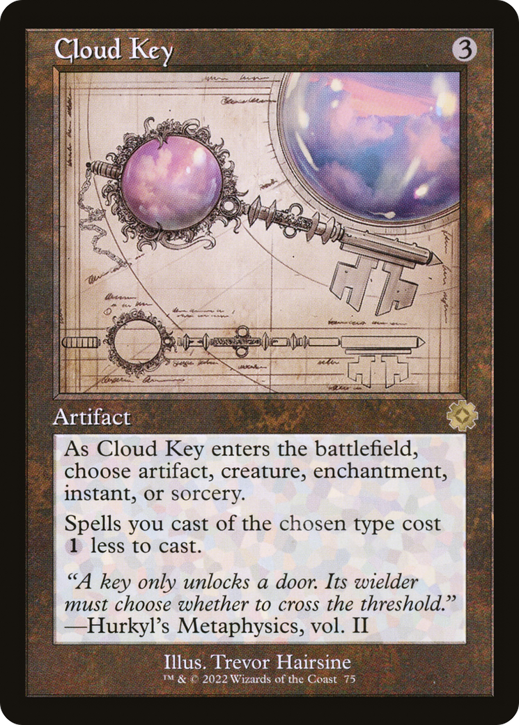 {R} Cloud Key (Retro Schematic) [The Brothers' War Retro Artifacts][BRR 075]
