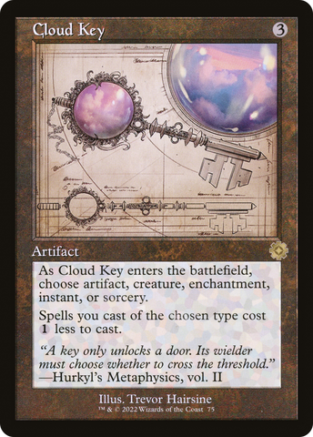 {R} Cloud Key (Retro Schematic) [The Brothers' War Retro Artifacts][BRR 075]