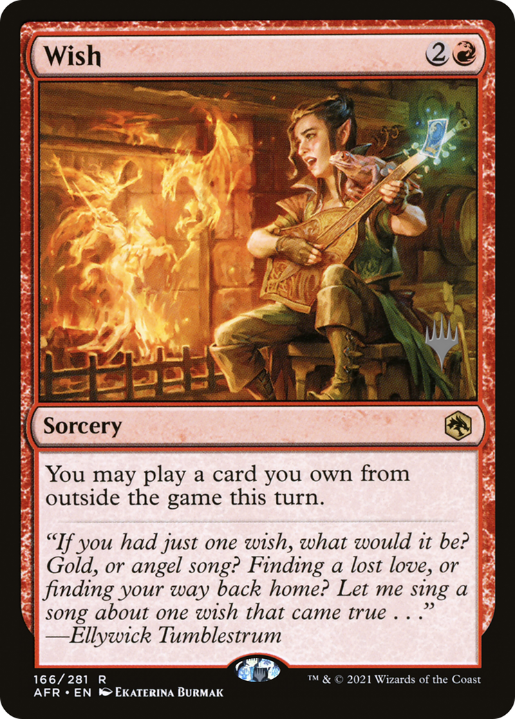 {R} Wish (Promo Pack) [Dungeons & Dragons: Adventures in the Forgotten Realms Promos][PP AFR 166]