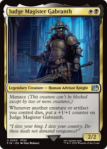 {@C} Judge Magister Gabranth [FINAL FANTASY][FIN 230]