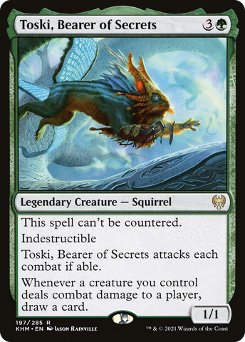 {R} Toski, Bearer of Secrets [Kaldheim][KHM 197]