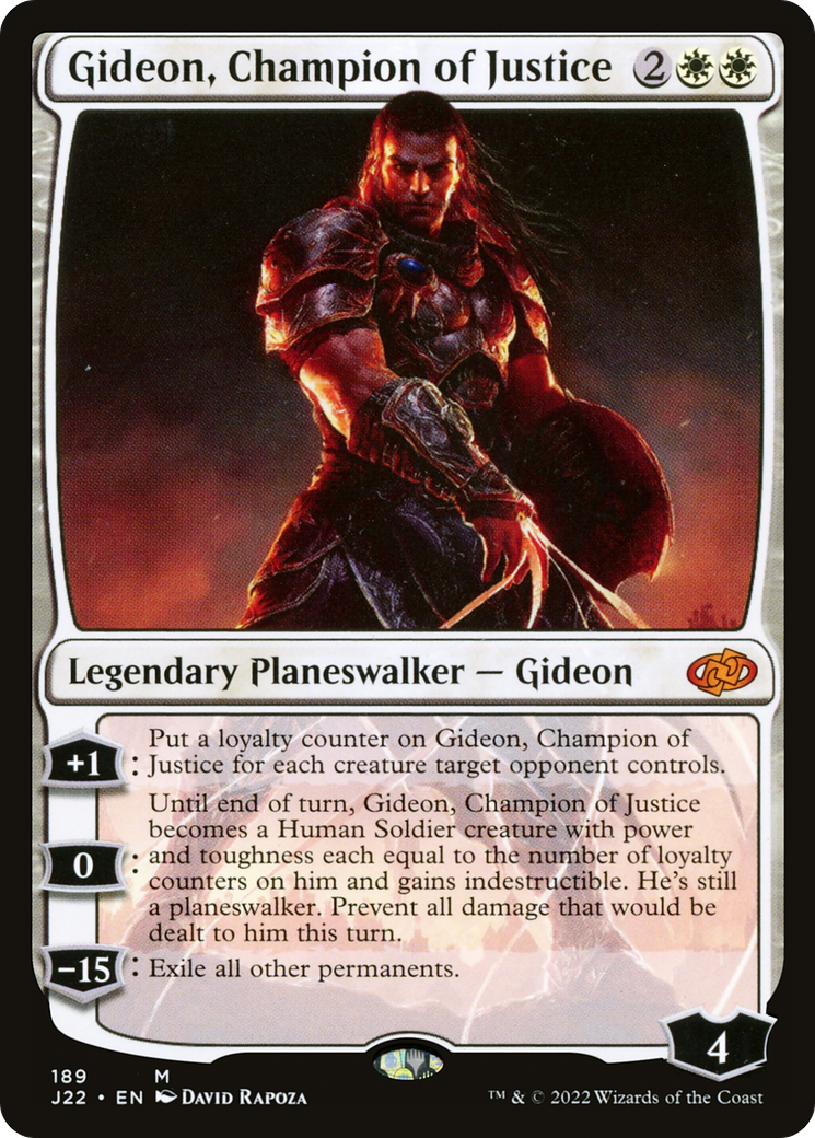 {R} Gideon, Champion of Justice [Jumpstart 2022][J22 189]