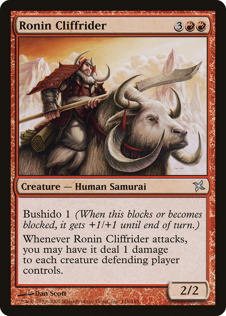 {C} Ronin Cliffrider [Betrayers of Kamigawa][BOK 116]