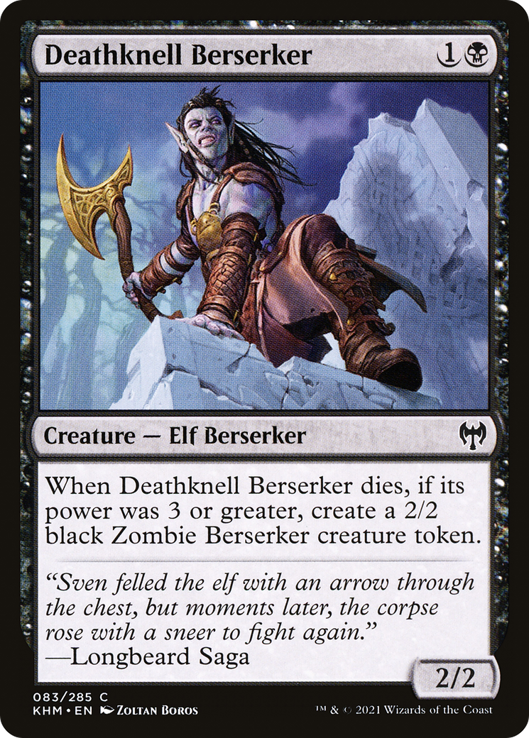 {C} Deathknell Berserker [Kaldheim][KHM 083]