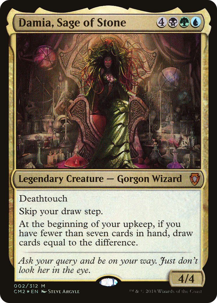 {R} Damia, Sage of Stone [Commander Anthology Volume II][CM2 002]