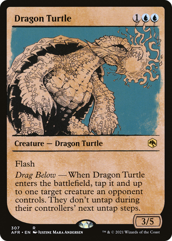 {R} Dragon Turtle (Showcase) [Dungeons & Dragons: Adventures in the Forgotten Realms][AFR 307]