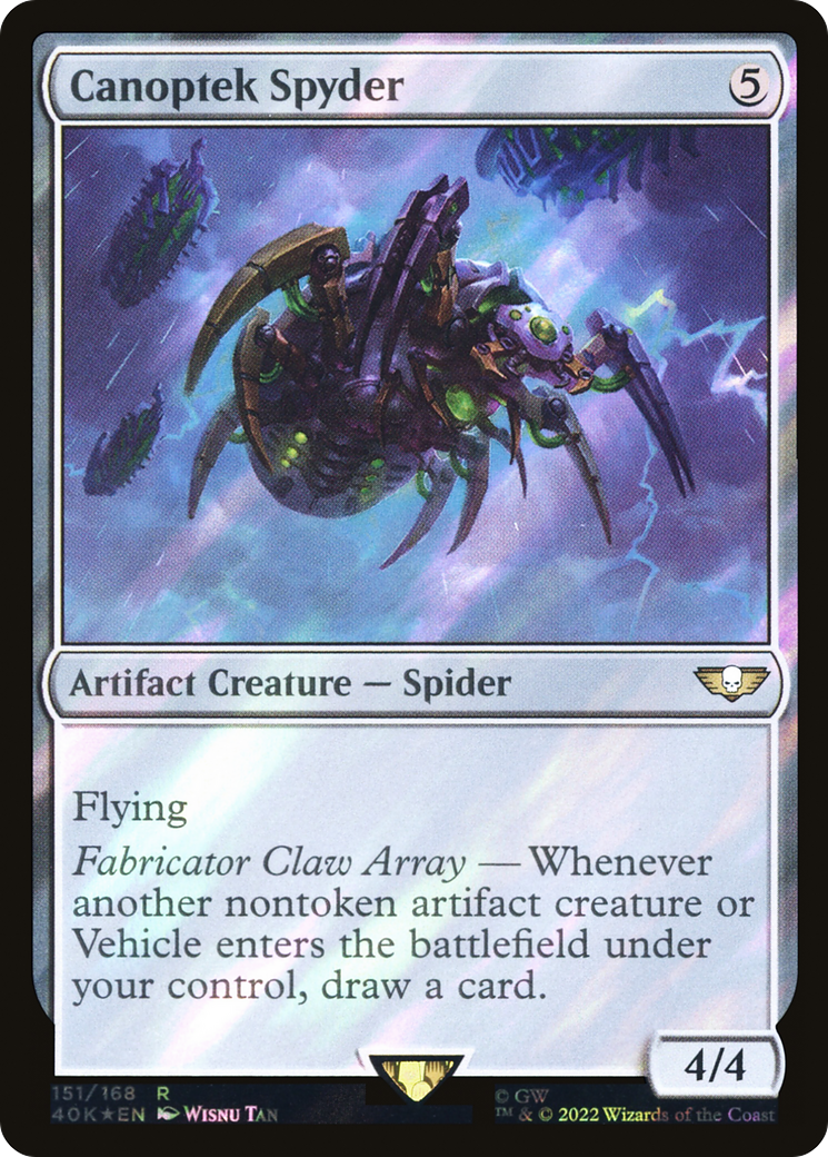 {R} Canoptek Spyder (Surge Foil) [Universes Beyond: Warhammer 40,000][SF 40K 151]