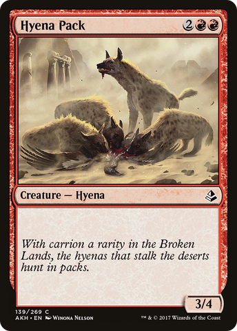 {C} Hyena Pack [Amonkhet][AKH 139]