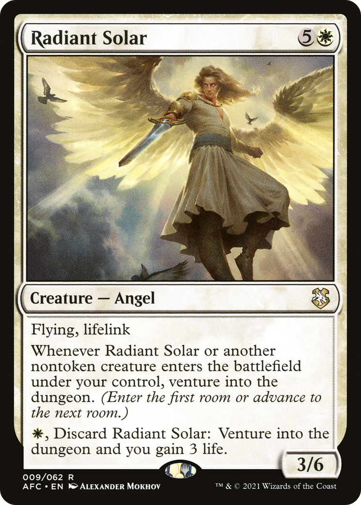 {R} Radiant Solar [Dungeons & Dragons: Adventures in the Forgotten Realms Commander][AFC 009]