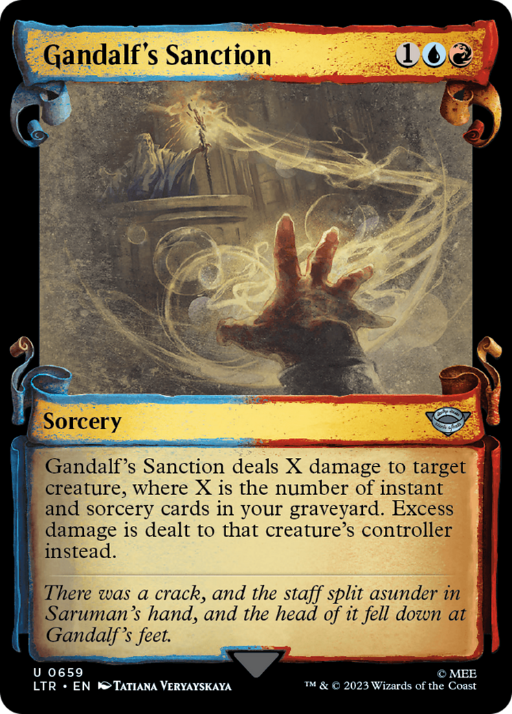 {C} Gandalf's Sanction [The Lord of the Rings: Tales of Middle-Earth Showcase Scrolls][LTR 659]