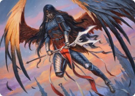 {A} Liesa, Forgotten Archangel Art Card [Innistrad: Midnight Hunt Art Series][AMID 063]