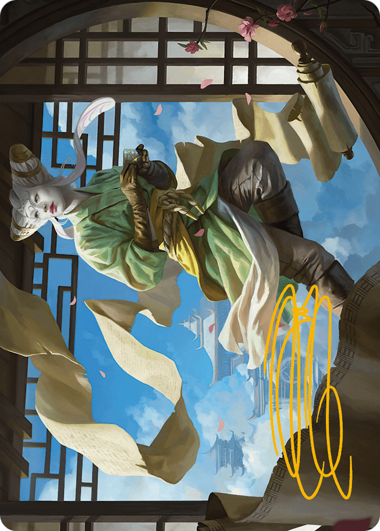 {A} Tamiyo, Inquisitive Student Art Card (Gold-Stamped Signature) [Modern Horizons 3 Art Series][GS AMH3 017]