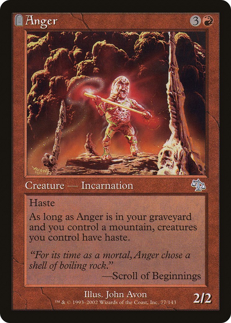 {C} Anger [Judgment][JUD 077]