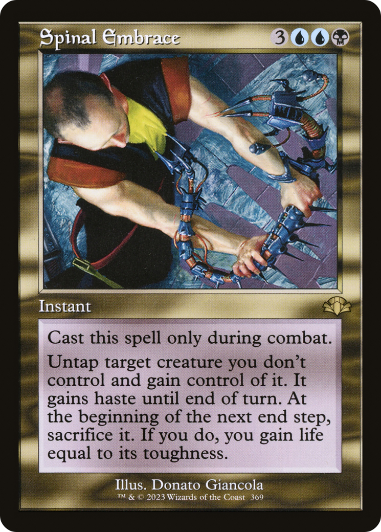 {R} Spinal Embrace (Retro) [Dominaria Remastered][DMR 369]