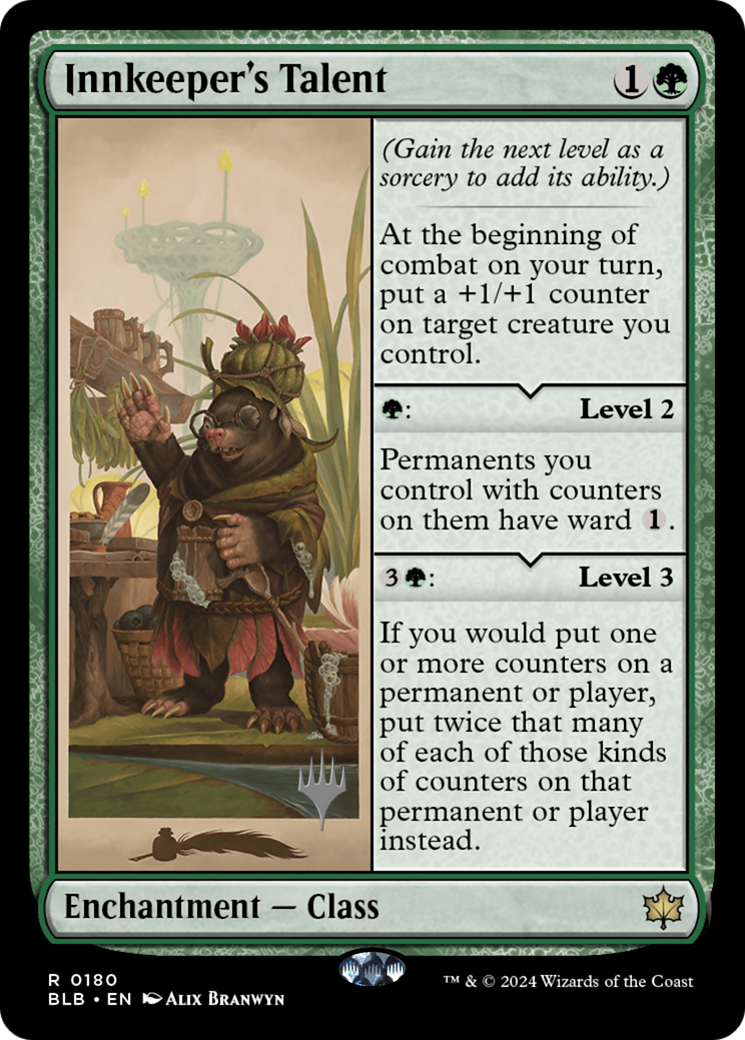 {@R} Innkeeper's Talent (Promo Pack) [Bloomburrow Promos][PP BLB 180]