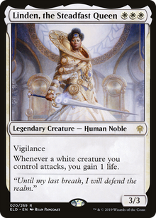 {R} Linden, the Steadfast Queen [Throne of Eldraine][ELD 020]