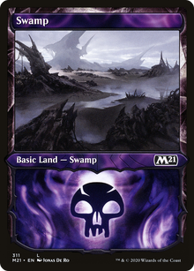 {B}[M21 311] Swamp [Core Set 2021]