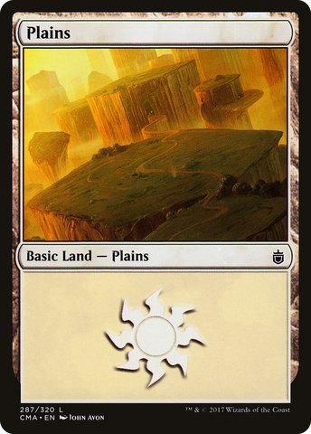 {B}[CMA 287] Plains (287) [Commander Anthology]