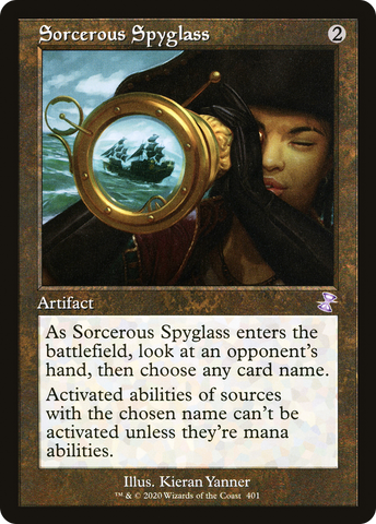 {R} Sorcerous Spyglass (Timeshifted) [Time Spiral Remastered][TSR 401]