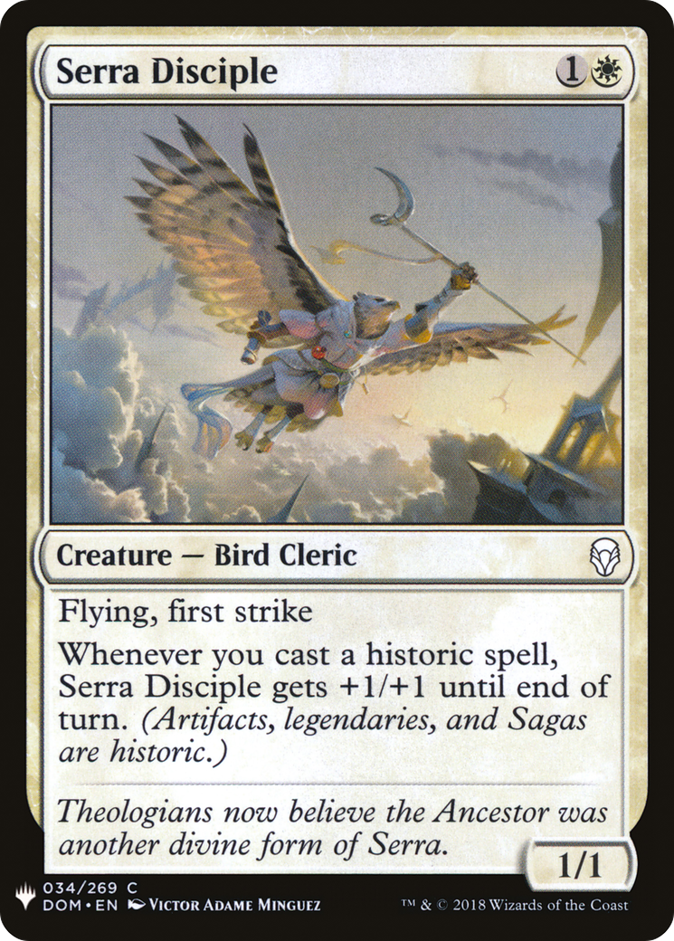 {C} Serra Disciple [Mystery Booster][LS DOM 034]