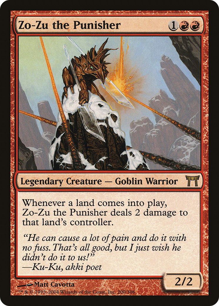 {R} Zo-Zu the Punisher [Champions of Kamigawa][CHK 200]