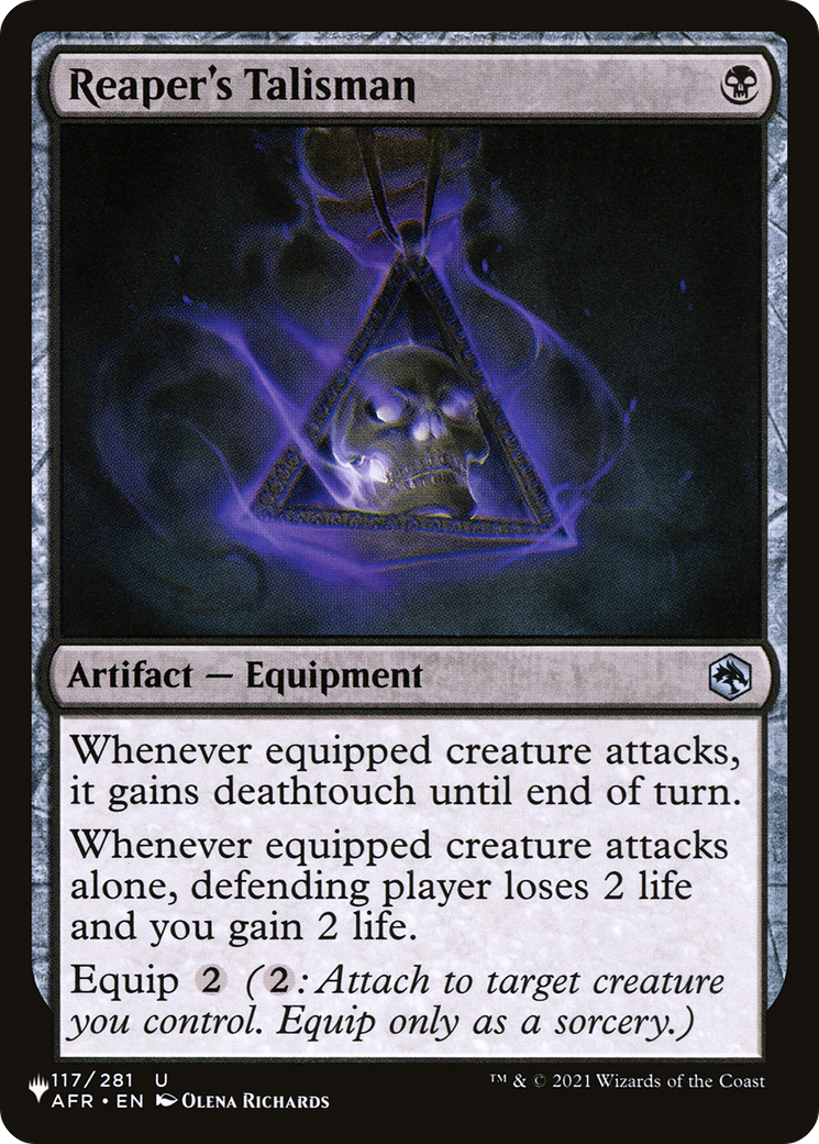 {C} Reaper's Talisman [LIST AFR-117]