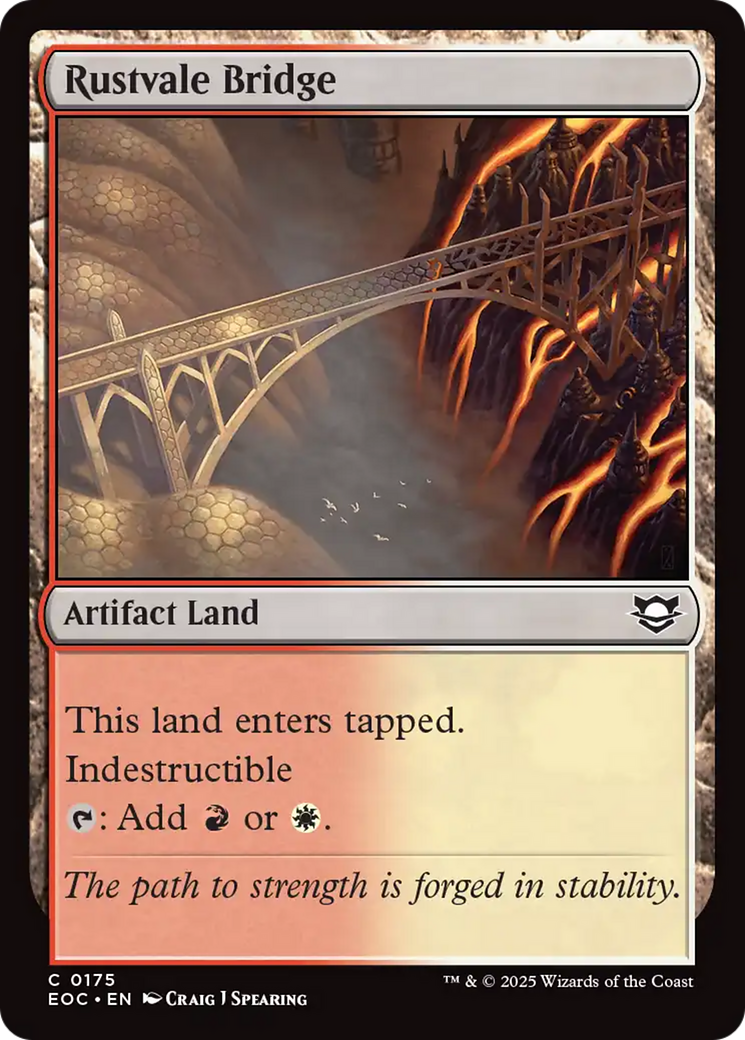 {C} Rustvale Bridge [Edge of Eternities Commander][EOC 175]