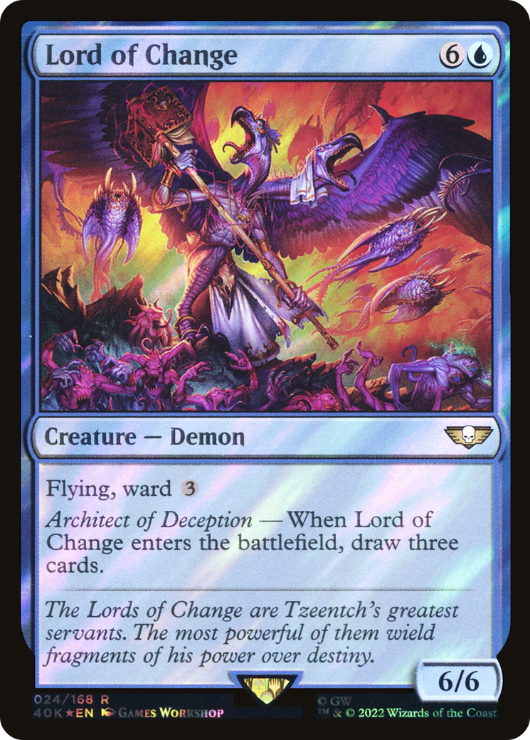 {R} Lord of Change (Surge Foil) [Universes Beyond: Warhammer 40,000][SF 40K 024]