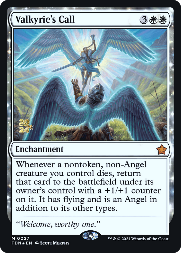 {@R} Valkyrie's Call [Foundations Prerelease Promos][PR FDN 027]