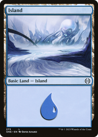 {B} Island (273) [Phyrexia: All Will Be One][ONE 273]