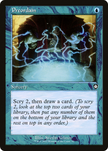 {C} Preordain (Retro) [The Brothers' War Commander][BRC 092]