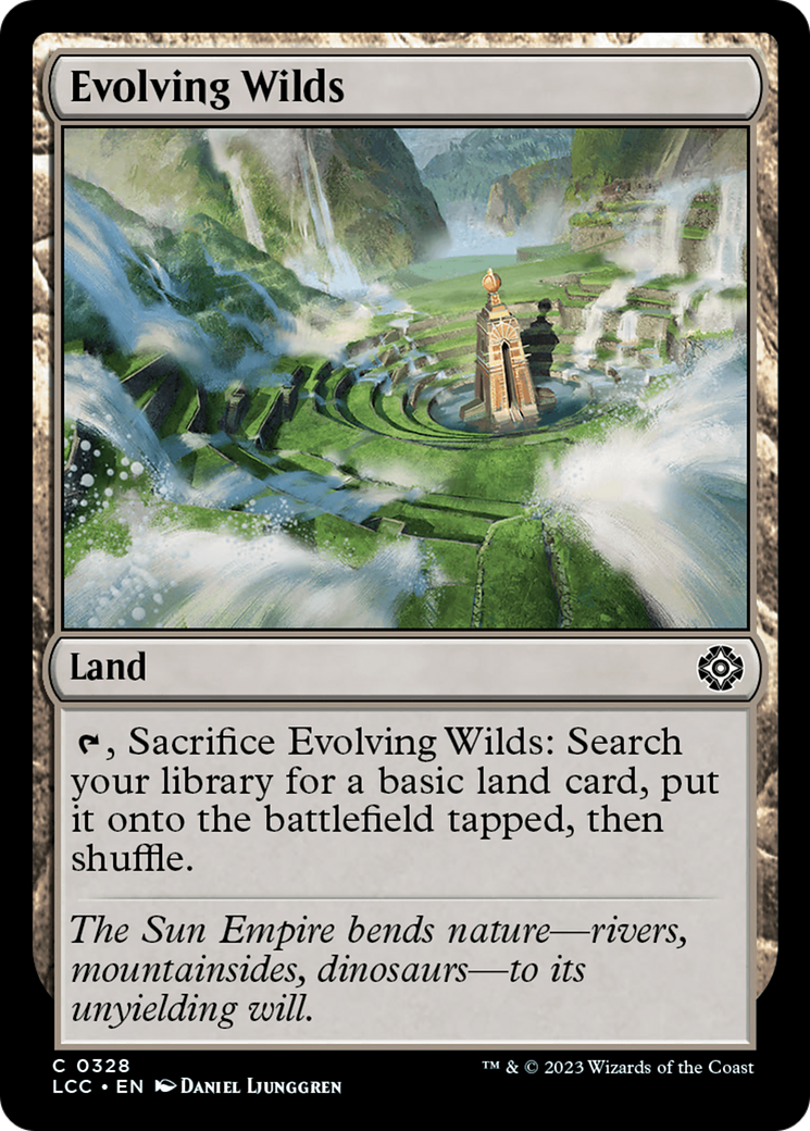 {C} Evolving Wilds [The Lost Caverns of Ixalan Commander][LCC 328]