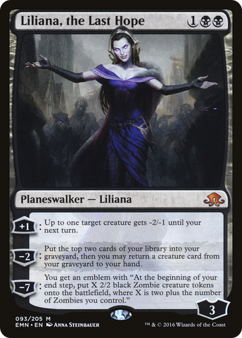 {R} Liliana, the Last Hope [Eldritch Moon][EMN 093]