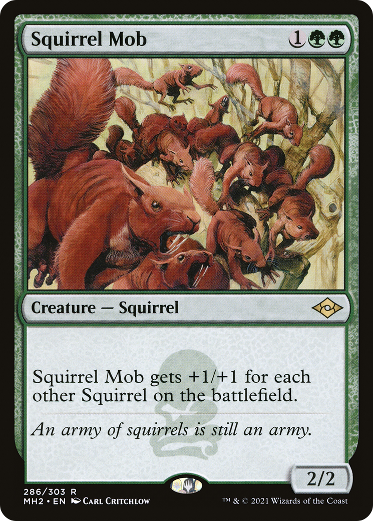 {R} Squirrel Mob [Modern Horizons 2] [MH2 286]