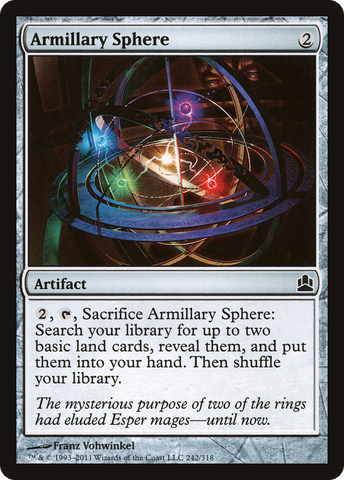 {C} Armillary Sphere [Commander 2011][CMD 242]