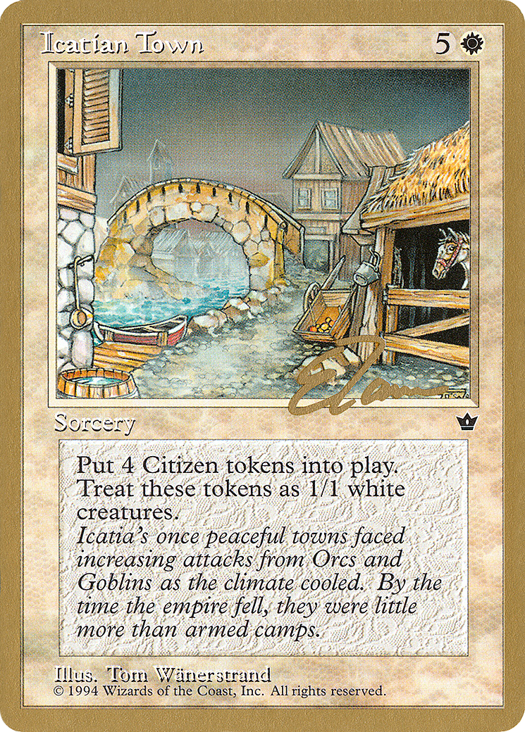 {R} Icatian Town (Eric Tam) [Pro Tour Collector Set][GB PTC ET15]