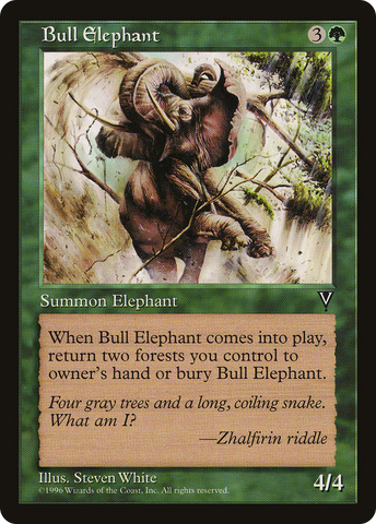 {C} Bull Elephant [Visions][VIS 101]