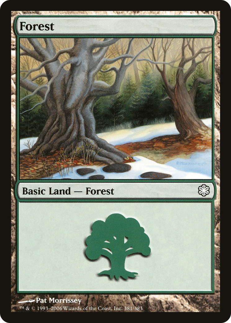 {B}[CST 381] Forest (381) [Coldsnap Theme Decks]