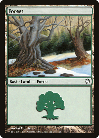 {B}[CST 381] Forest (381) [Coldsnap Theme Decks]
