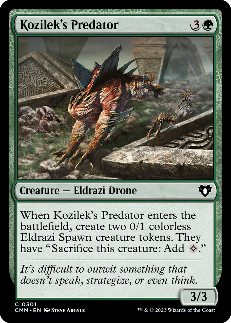 {C} Kozilek's Predator [Commander Masters][CMM 301]