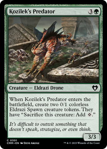 {C} Kozilek's Predator [Commander Masters][CMM 301]