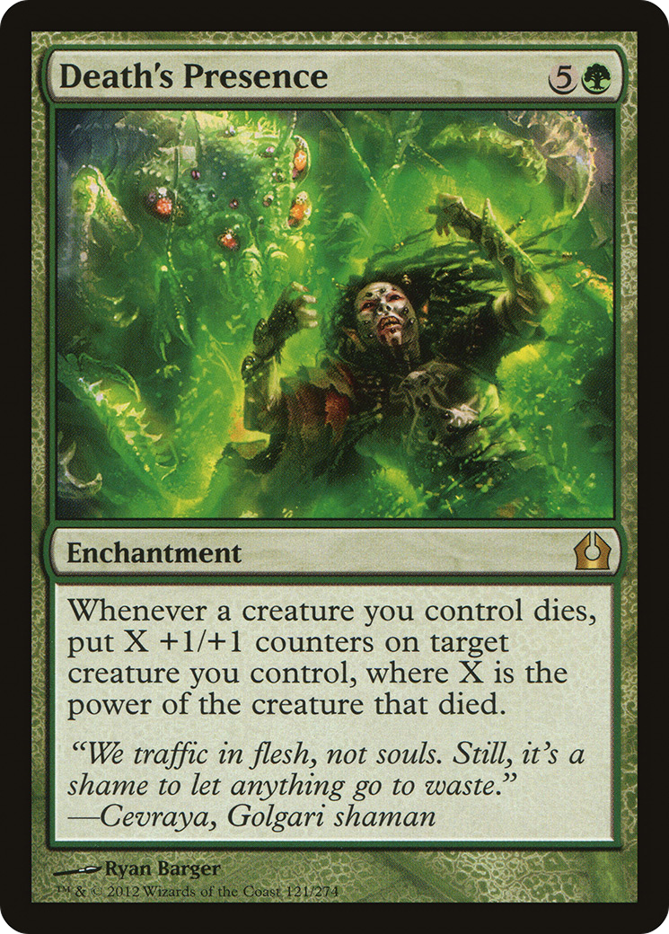 {R} Death's Presence [Return to Ravnica][RTR 121]
