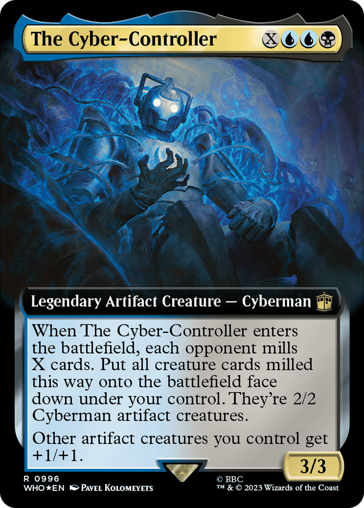 {R} The Cyber-Controller (Extended Art) (Surge Foil) [Doctor Who][WHO 996]