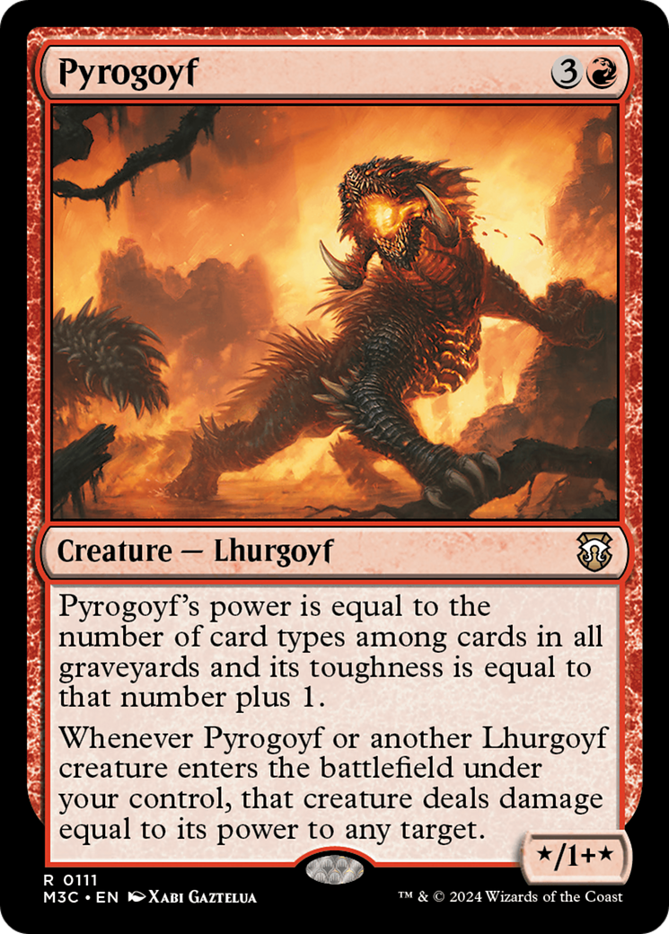 {R} Pyrogoyf [Modern Horizons 3 Commander][M3C 111]