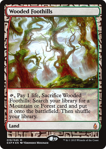 {R} Wooded Foothills [Zendikar Expeditions][EXP 019]