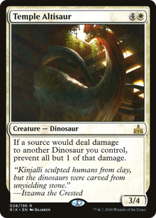 {R} Temple Altisaur [Rivals of Ixalan][RIX 028]