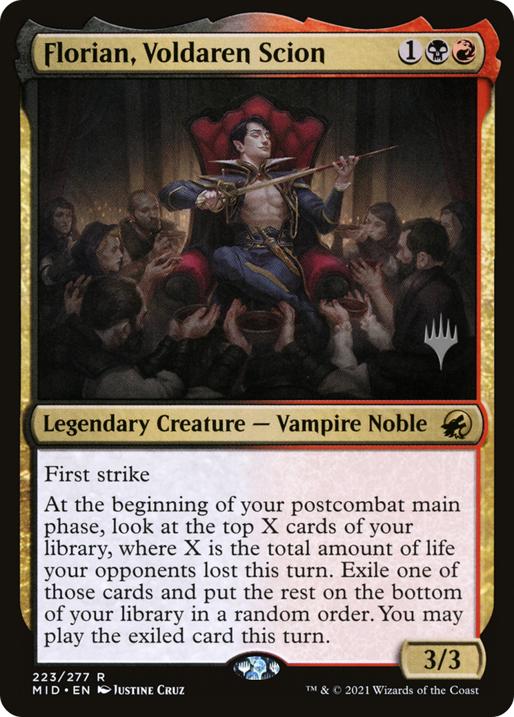 {R} Florian, Voldaren Scion (Promo Pack) [Innistrad: Midnight Hunt Promo Pack][PP MID 223]