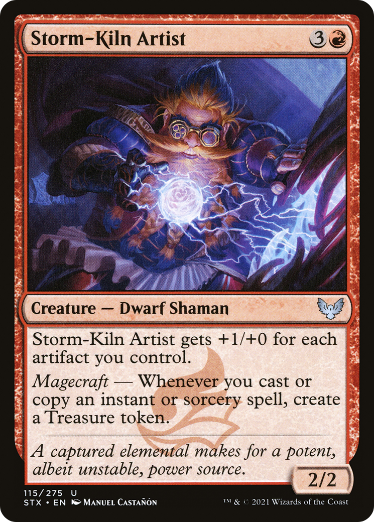{C} Storm-Kiln Artist [Strixhaven: School of Mages][STX 115]