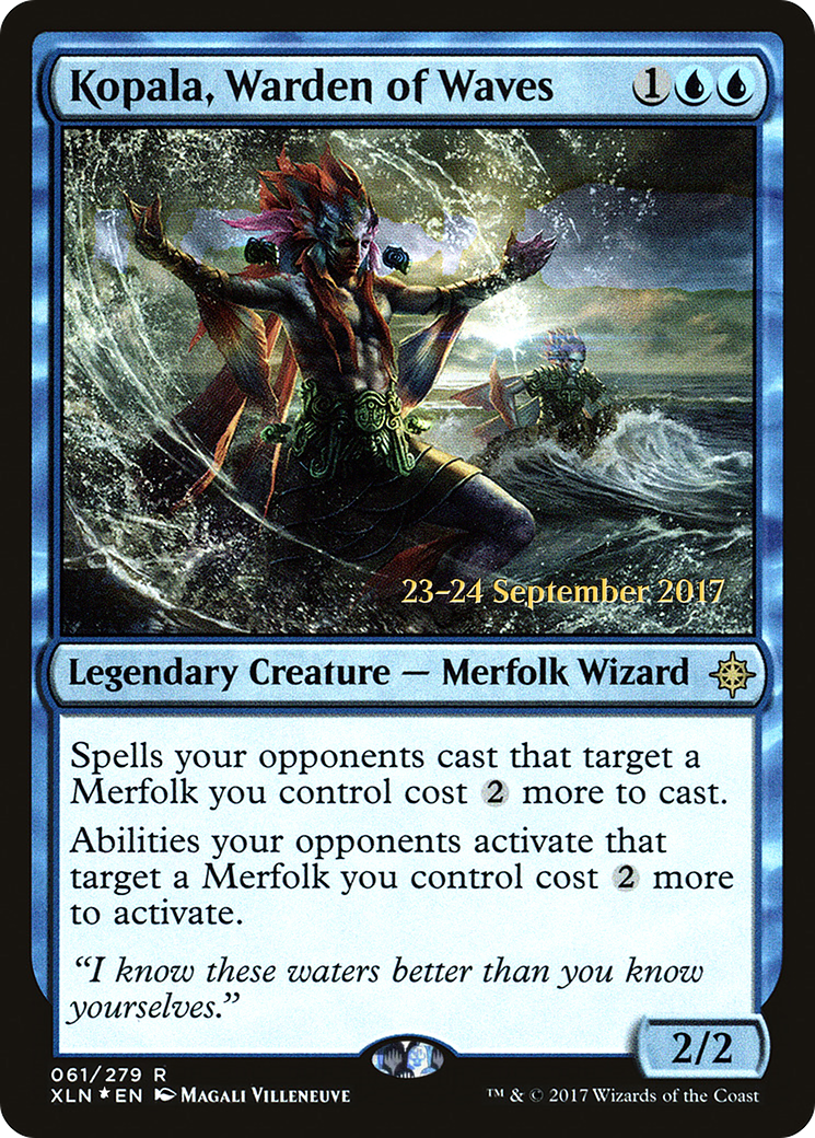 {R} Kopala, Warden of Waves [Ixalan Prerelease Promos][PR XLN 061]